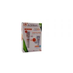 ADERMA PROTECT FLUIDE INVISIBLE SPF50+ 40ML PR(+LAIT A.H. 100ML)
