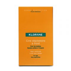 KLORANE DEPILATOIRE CIRE DEP A FROID POUR JAMBES  6ΤΕΜ.