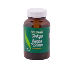 HEALTH AID GINKGO BILOBA 5000MG 30CAPS