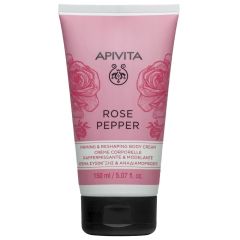 APIVITA BODY CREAM ΣΥΣΦΙΞΗΣ + ΑΝΑΔΙΑΜΟΡΦΩΣΗΣ ROSE PEPPER 150ML