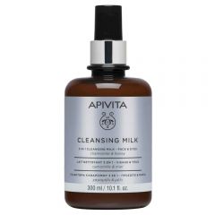 APIVITA PROMO LIMITED EDITION ΓΑΛΑΚΤΩΜΑ 3 ΣΕ 1 ΓΙΑ ΠΡΟΣΩΠΟ + ΜΑΤΙΑ ΜΕ ΧΑΜΟΜΗΛΙ + ΜΕΛΙ 300ML