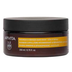 APIVITA HAIR ΜΑΣΚΑ ΒΑΘΙΑΣ ΘΡΕΨΗΣ + ΕΠΑΝΟΡΘΩΣΗΣ ΜΕΛΙ-ΑΜΥΓΔΑΛΟ 150ML