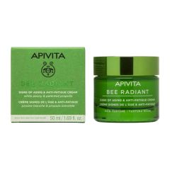 APIVITA BEE RADIANT ΚΡΕΜΑ ΗΜΕΡΑΣ ΑΝΤΙΓΗΡΑΝΣΗΣ ΚΑΙ ΛΑΜΨΗΣ ΠΛΟΥΣΙΑΣ ΥΦΗΣ 50ML