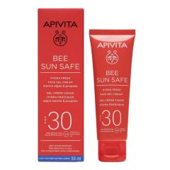 APIVITA BEE SUN SAFE ΕΝΥΔΑΤΙΚΗ ΚΡΕΜΑ-GEL ΠΡΟΣΩΠΟΥ SPF30 50ML