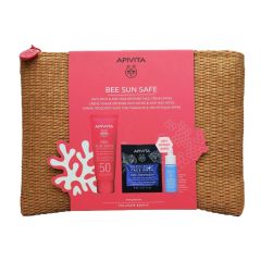 APIVITA ΚΡΕΜΑ ΠΡΟΣΩΠΟΥ ΚΑΤΑ ΠΑΝΑΔΩΝ  SPF50 50ML PR(+ΑQUA BEELICIOUS 10ML + S/L EXPRESS MASK 2* 8ML)