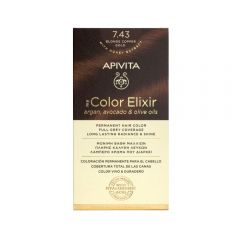 APIVITA MY COLOR ELIXIR N7.43 ΞΑΝΘΟ ΧΑΛΚΙΝΟ ΜΕΛΙ *50 + 75ML