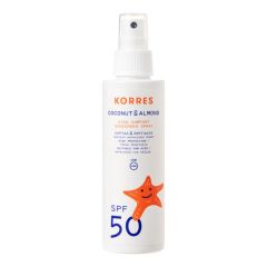 KORRES  ΑΝΤΗΛΙΑΚΟ SPRAY ΚΑΡΥΔΑ + ΑΜΥΓΔΑΛΟ ΠΑΙΔΙΚΟ SPF50 150ML