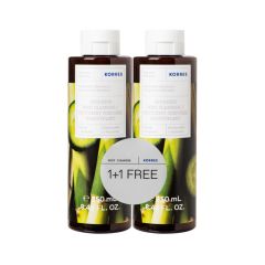 KORRES CUCUMBER BAMBOO BODY CLEANSER PR(1+1)